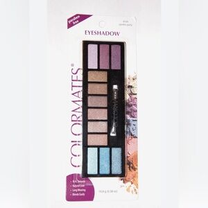 COLORMATES Eyeshadow Garden Party Eyeshadow Palette - Purple, Brown, Blue